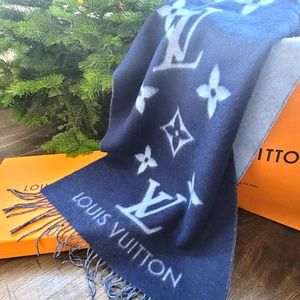 Louis Vuitton Monogram cashmere shawl